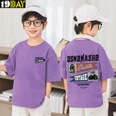 Relaxed Oversized Kids Tee – Breathable Cotton with Loose Cut